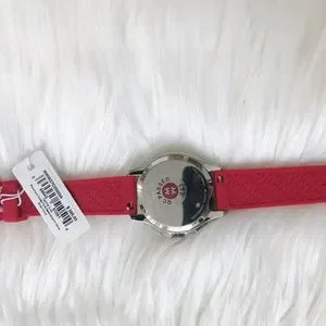 NWT MICHELE \' Cape \' Chrono Red Sunray Dial watch Michele | Accessories | Copy Nwt Michele Cape Chrono Red  main image 2